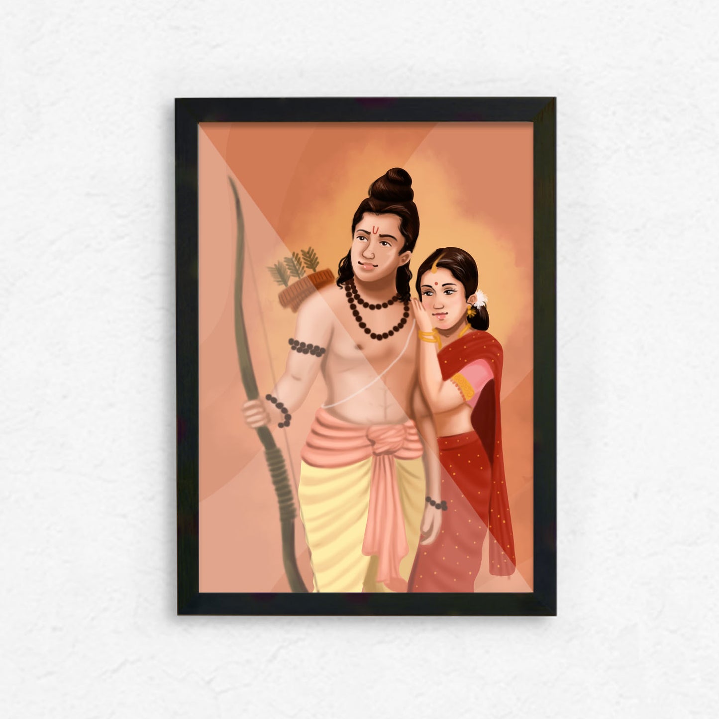 Divine Union: Lord Rama and Sita