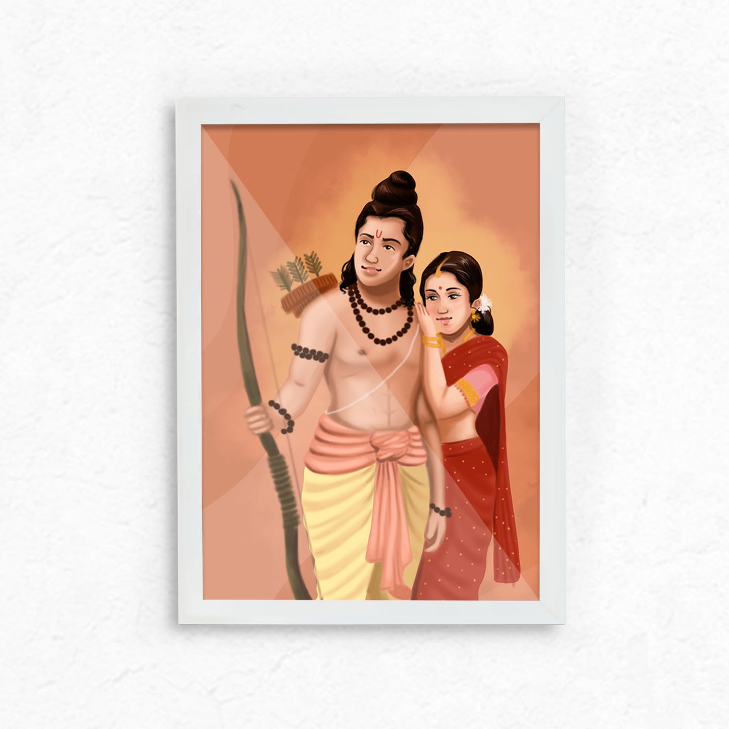 Divine Union: Lord Rama and Sita